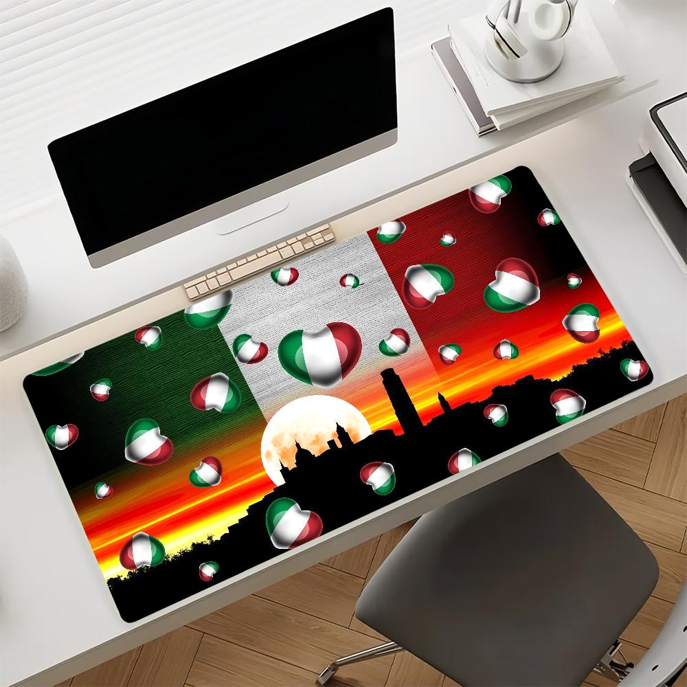 Nation Italy   Mouse Pad Nonslip Rubber Computer Mat Gamer Balance Decoracion Deskmat Laptop Office Large