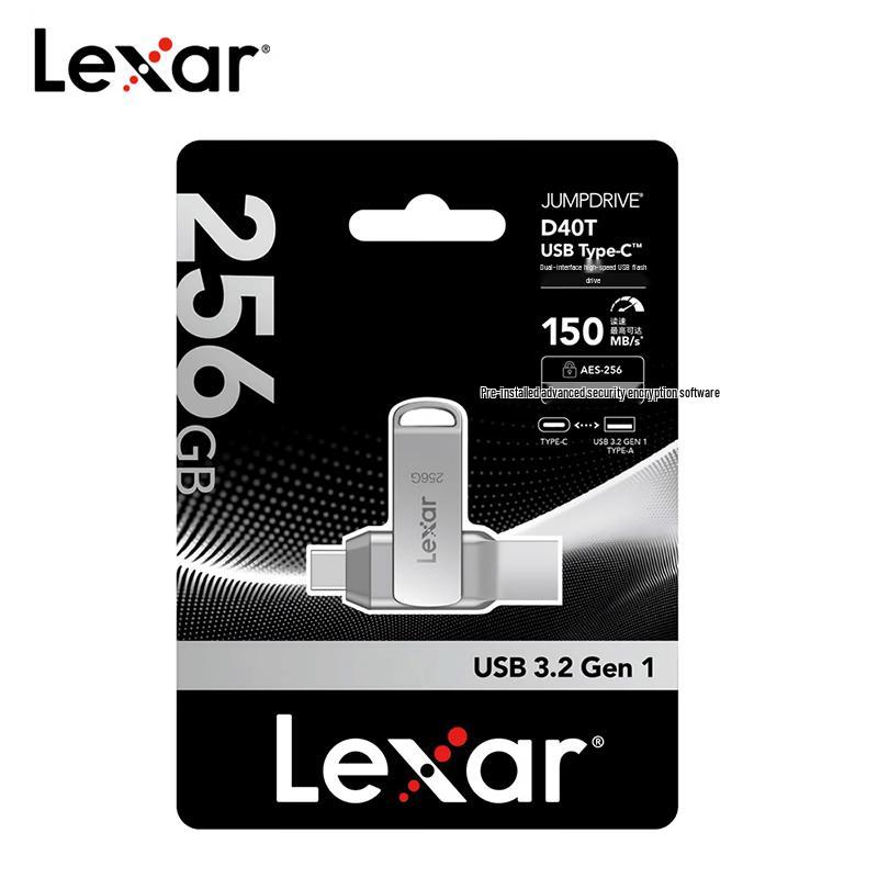 Lexar D40T Dual-Interface USB 3.2 Type-C Flash Drive
