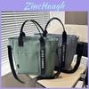 Oxford Fabric Tote Bag With Zipper Closure For Daily Use Girls And Women