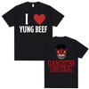 Rapper Yung Beef Album Grafik 100% Baumwolle Herren T-Shirt Y2k Hip Hop O-Ausschnitt Kurzarm Damen Sommermode Oversize T-Shirt