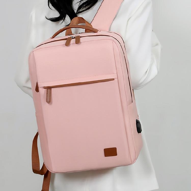 Practical School Bag Laptop Backpack with USB Charging Port Functional Daypacks