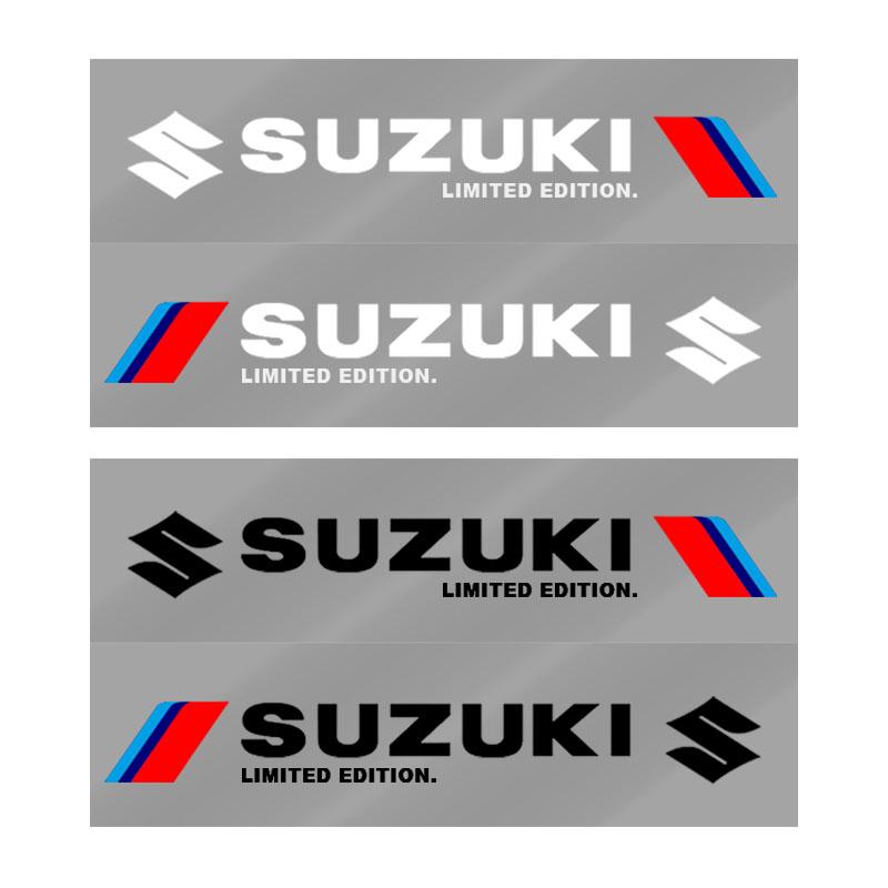 2Pcs Car Body Decoration Stickers Door Personalized Sporty Stickers For Suzuki Jimny GW250 Samurai Vitara Swift Baleno SX4 Ignis Alto Splash Swace