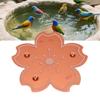 2 Pcs Bird Bath Copper Disk Bird Bath Purification Disk Birdbath Accessories with Stable Triple Point Support