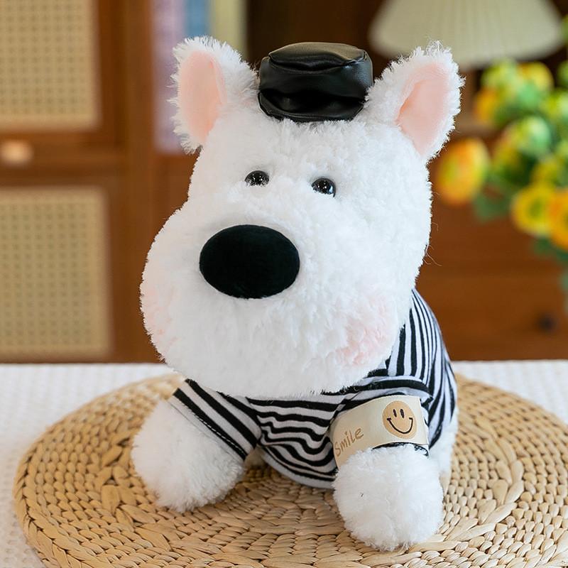 Highland Dog West Plush Doll With Realistic Design Fluffy Healing Doll Cotton Pp