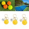 Pickleball Bag Tag Keyring Pickball Pendant For Party Hoilday Handbag Birthday Gift Car Keychain Accessories For Sports Lovers