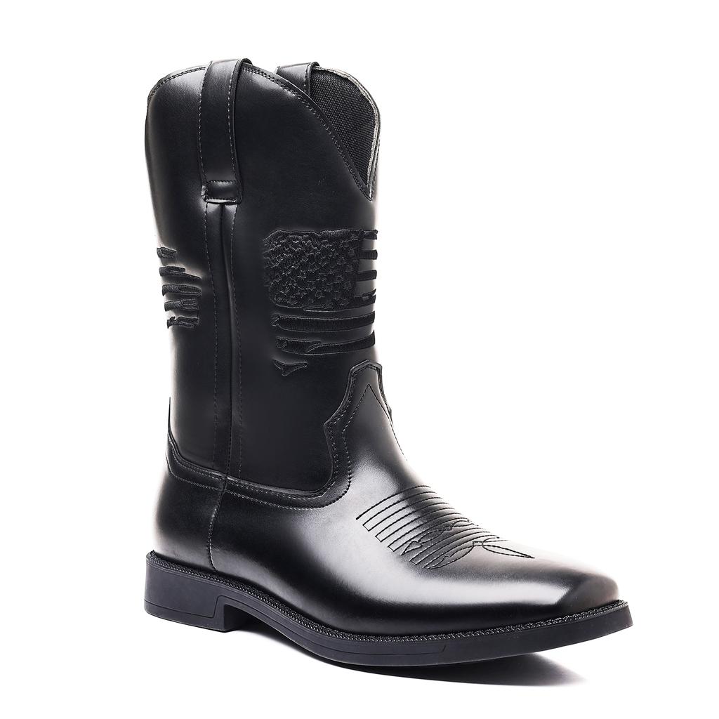 Shoes Men Western Boots Cowboy Waterproof Outdoor Boots Men Shoes Knee High Riding Boots Boots Vintage Riding Boots