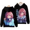 Bluza z kapturem Anime Pięć Równych Piątek: Odzież wierzchnia unisex Nino & Miku