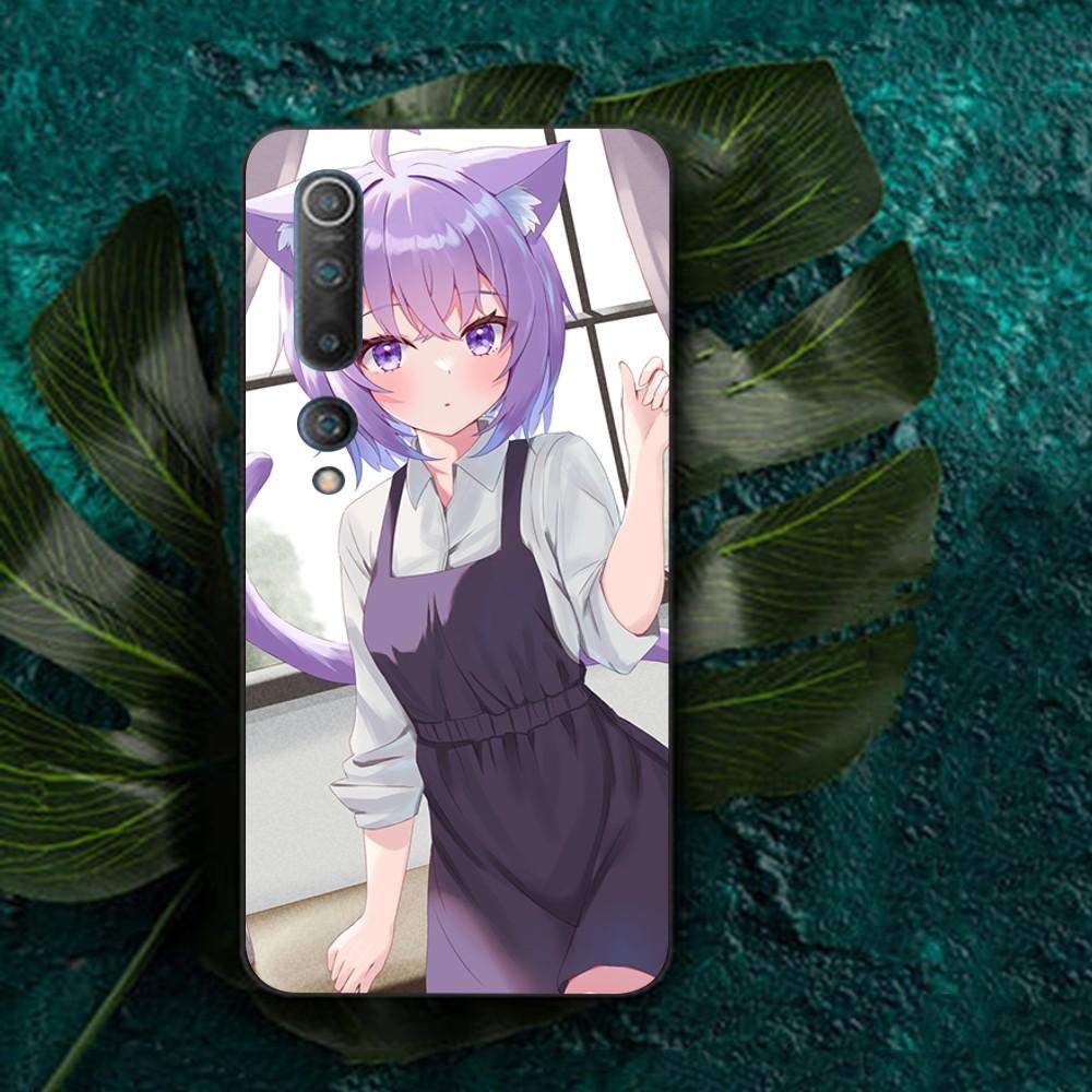 Kawaii Nekomata Okayu Phone Case For Redmi Note 4 X 5 A 6 7 8 Pro T 9 Pro 9S 10 Pro 11 Pro 11S 11Epro PocoM3pro