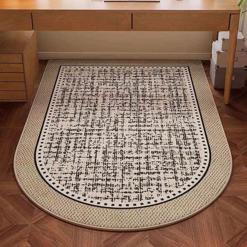Nordic Style Simple Computer Chair Mat E-sports Swivel Chair Non-slip Carpet Living Room Table Study Desk Office Foot Mat