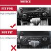 For Honda CRV CR-V 2017-20 Carbon fiber Style Center Console CD Panel Cover Trim