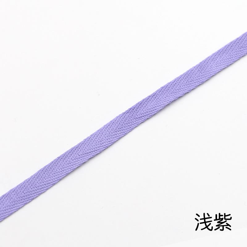 1Cm Color Cotton Herringbone Ribbon Webbing, Cotton Hand Hemming Strap Strap Strap Strap Piping Strap