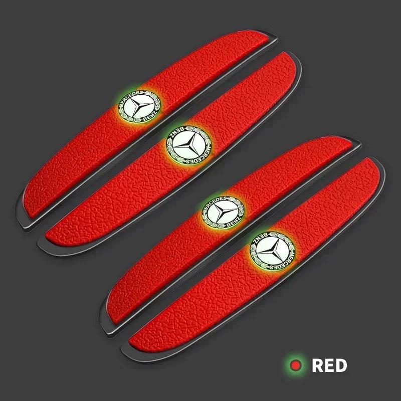 

Hot W204 2025 Hot New 4x Car Styling Luminous Door Edge Anti-collision Bumper Strip Sticker For Mercedes Benz B/C/E/S Class A Cl