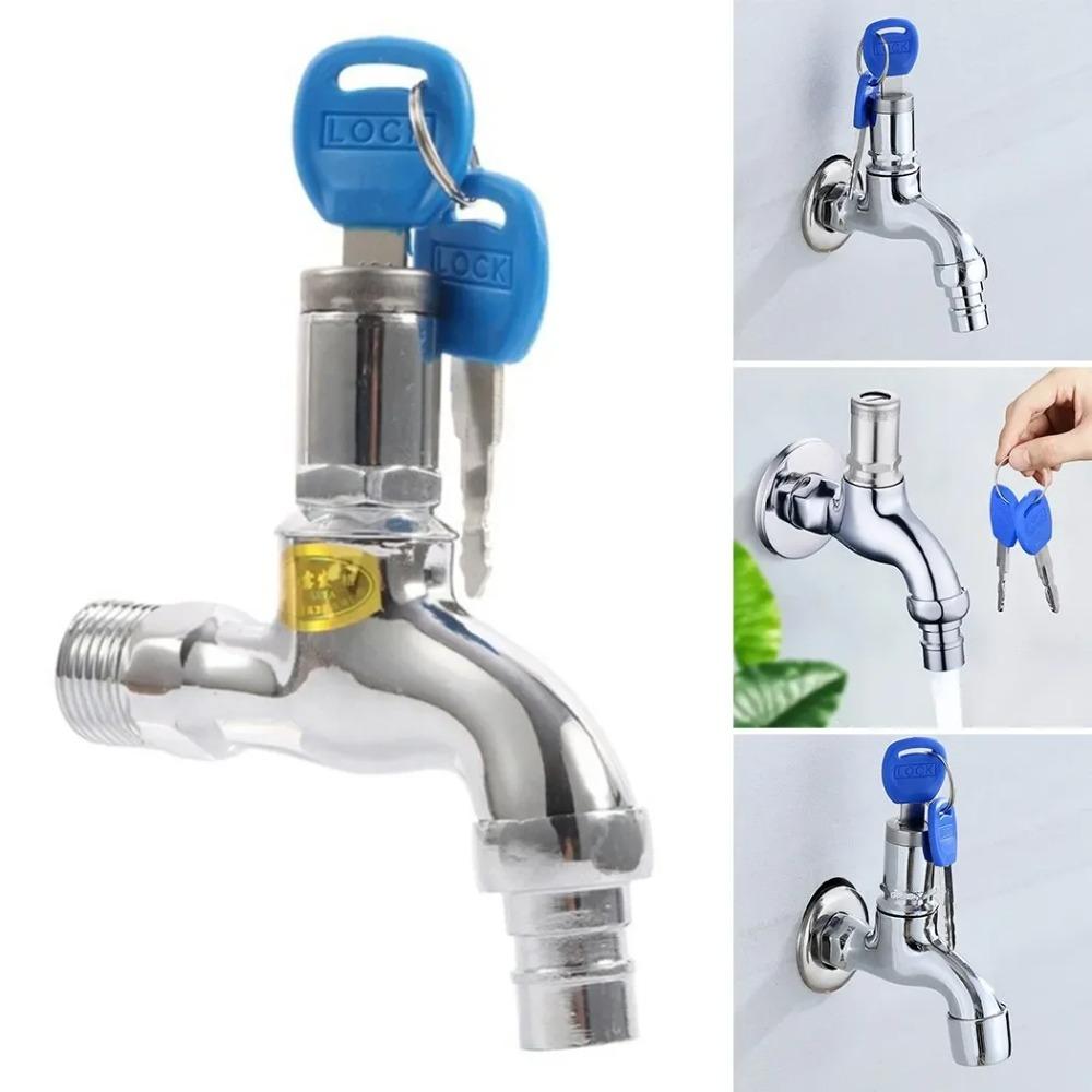 20mm Lockable Faucet Alloy Sink Tap High Quality Anti-theft Faucet Outdoor