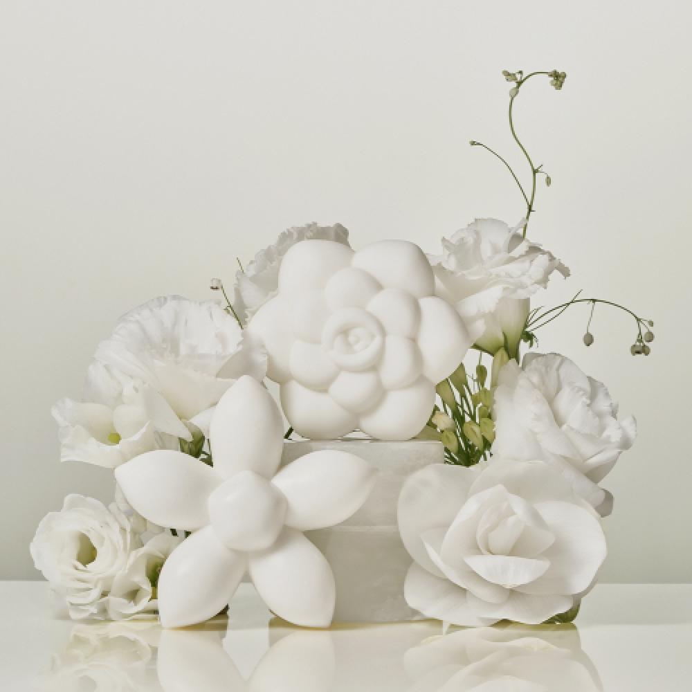 Donggubat White Bloom Perfume Bar Set   Housewarming Friend Soap Gift Set