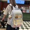 Beautiful Three Piece Cute Girl Backpack Set Large Capacity Backpack for Junior High School and College Students Traveling Bag