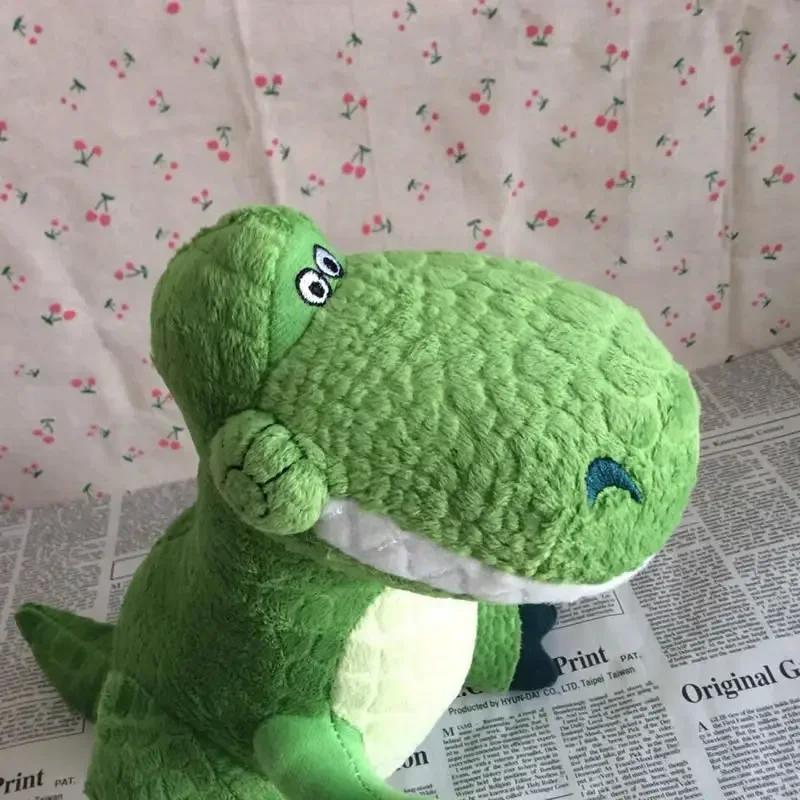 High quality 39cm Short Plush Toy the Green Rex Dinosaur Boy Doll Stuffed animal Car Sofa bed Cushion pillow home Decor gift