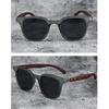 UV Protection Wood Grain Sunglasses Outdoor Street Photography Cycling Eyewear  for Women & Men