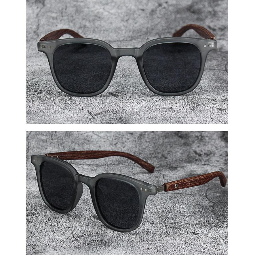 UV Protection Wood Grain Sunglasses Outdoor Street Photography Cycling Eyewear  for Women & Men