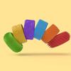 6Pcs Textured Silicone Sensory Bracelet 6Pcs Slap Bracelets Christmas Gift Calming Toy  Boy Girl