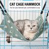 Sac de Couchage Suspendu pour Chat Cage pour Animaux Respirante Nid Accessoires pour Chat Hamac pour Chat Cage pour Animaux