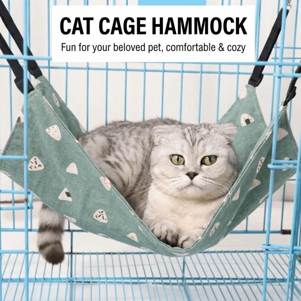 Sac de Couchage Suspendu pour Chat Cage pour Animaux Respirante Nid Accessoires pour Chat Hamac pour Chat Cage pour Animaux