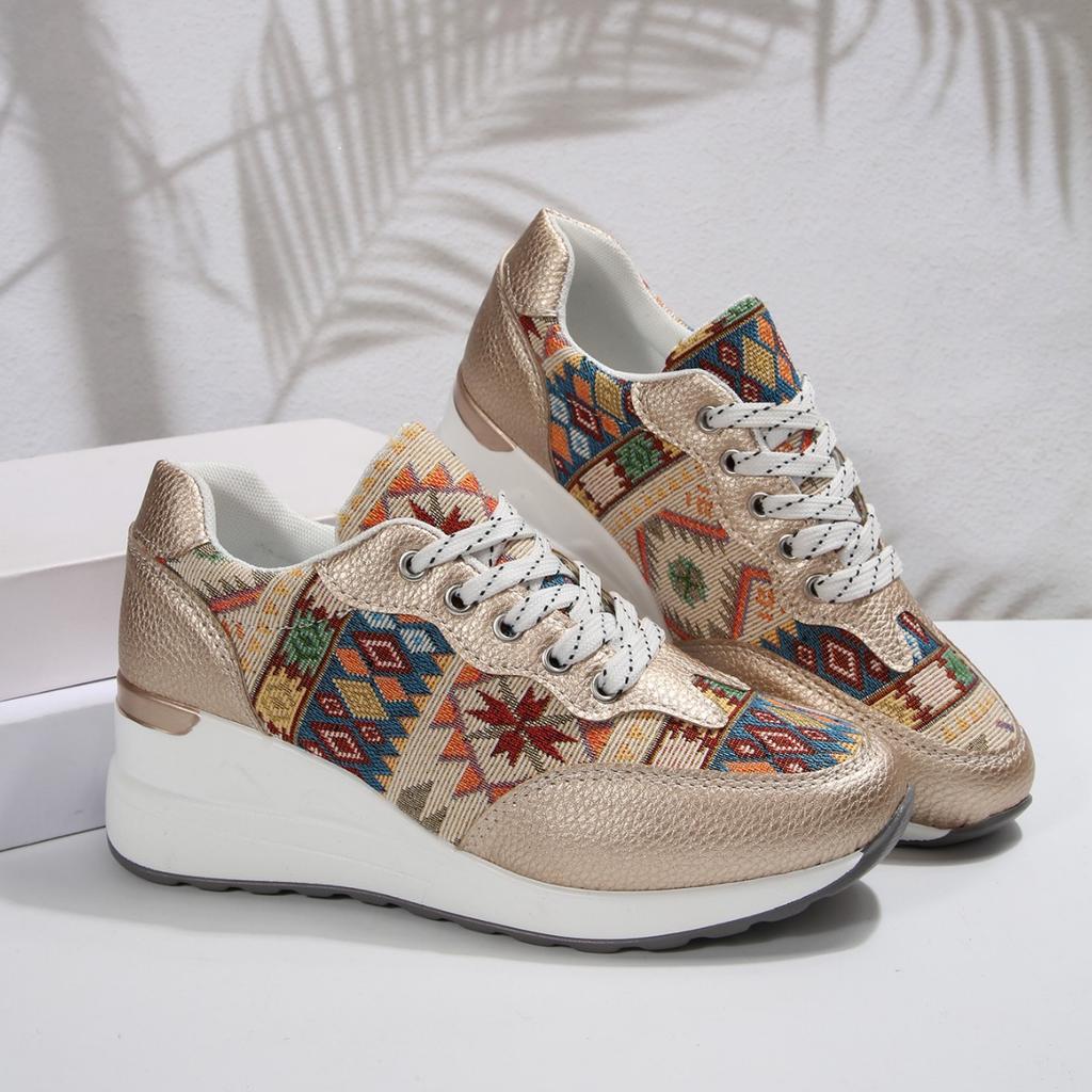 European and American Winter Breathable Wear-resistant Low-top Fashion Shoes Women's Casual Women's Wedges