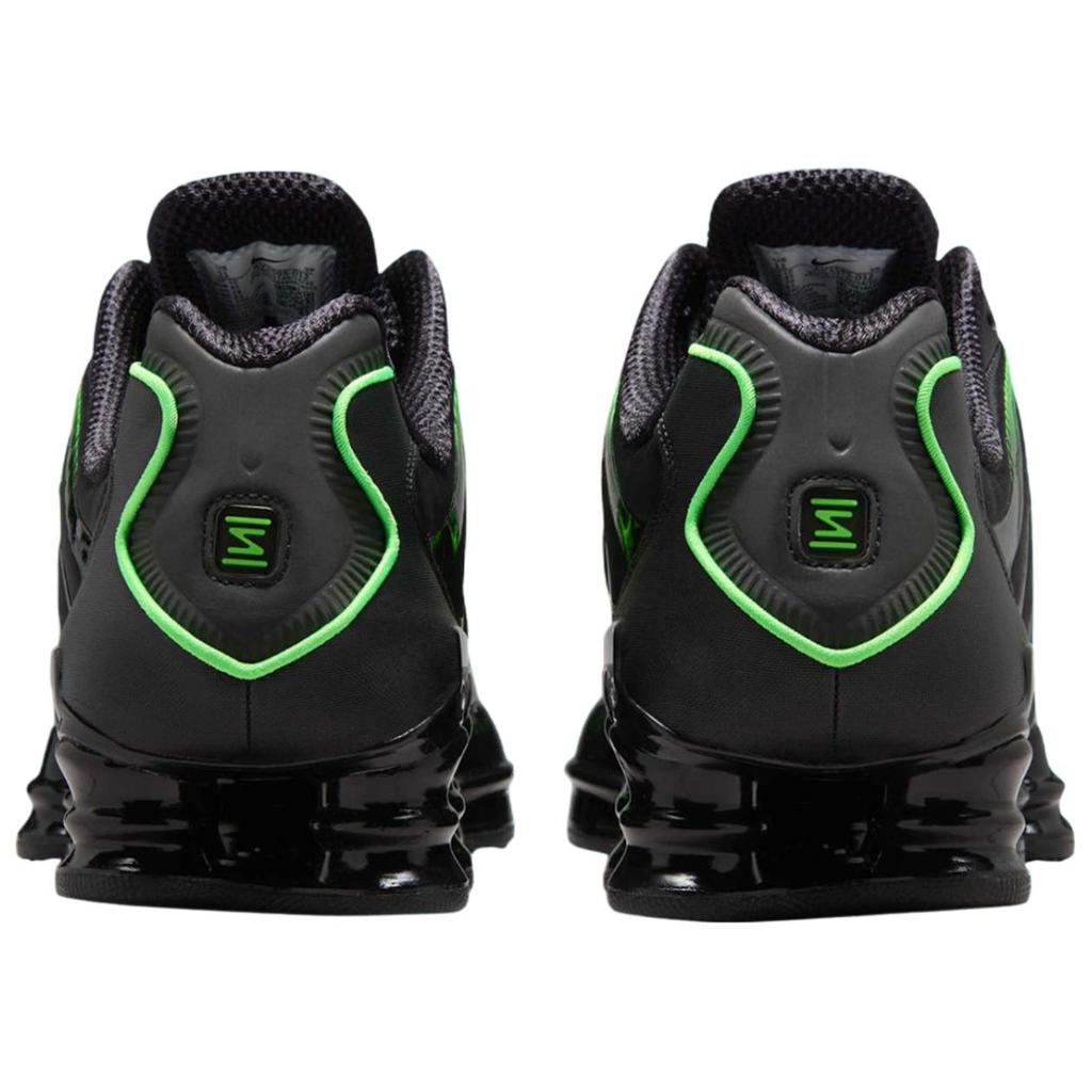 Nová série Nike Shox TL Protiskluzové Odolné proti opotřebení Nízké Běžecké boty Dámské Černé Zelené AV3595-012