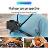 Hands-Free Action Camera Chest Mount & Neck Strap for First-Person Shooting, Outdoor Live Streams, and Cycling