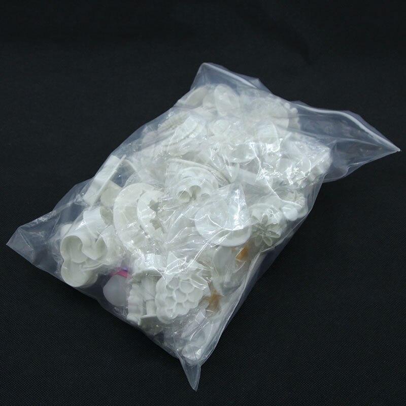 Ensemble d'outils de cuisson à faire soi-même, moule à gâteau Fondant, emporte-pièce en plastique, moule de découpe de biscuits à ressort, gaufreur de timbres à pression, 108 pièces