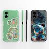 For Oppo A38 Case Oppo A18 Cover Cute Panda Soft Liquid Silicone Back Covers For Oppo A 38 4G Full Protection Phone Housing Capa