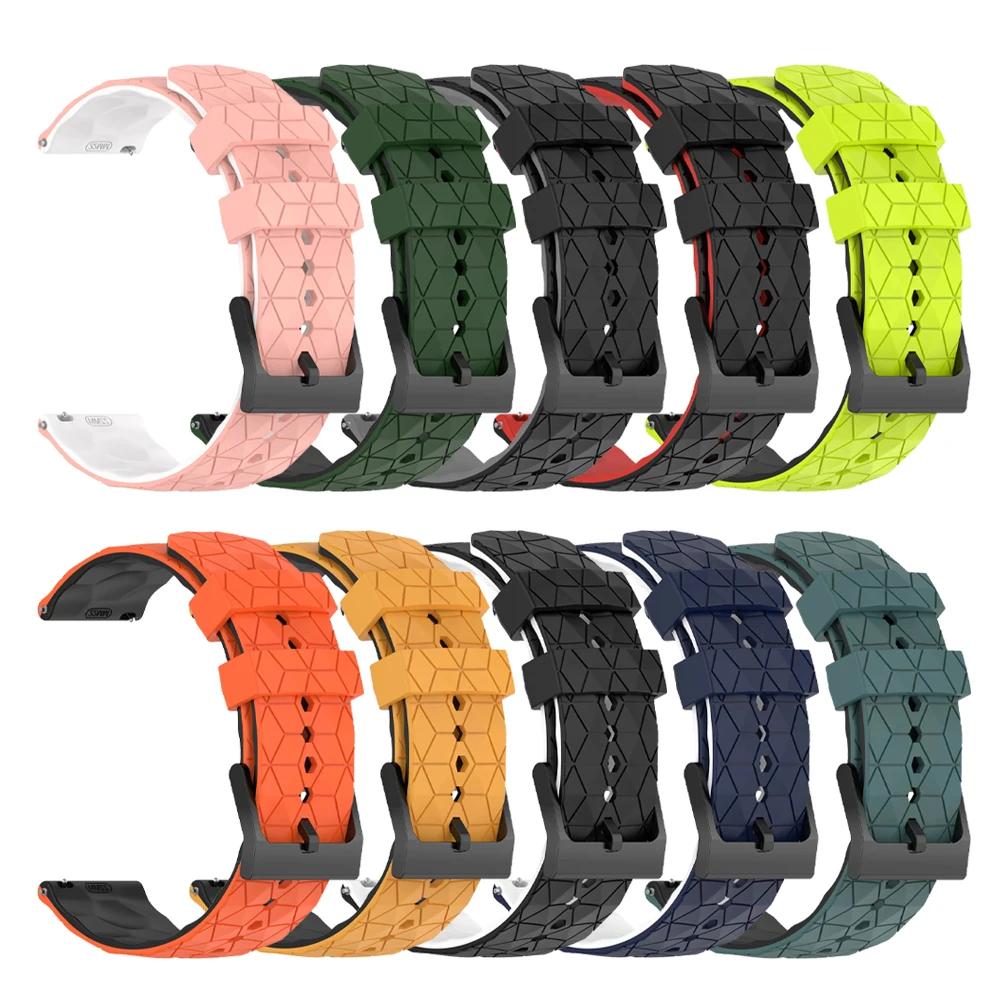 Bracelet Universel en Silicone 20mm 22mm Pour Garmin/HUAWEI/Samsung/Amazfit/Xiaomi/Redmi Bracelet de Montre Pour Hommes et Femmes Bracelet de Montre Correa