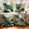 Tropical Leaves In Summer Cushion Covers Pillowcase Fantasy-Inspired Home Decor Sofa Cushion Cover Living Room Bed Car Decor