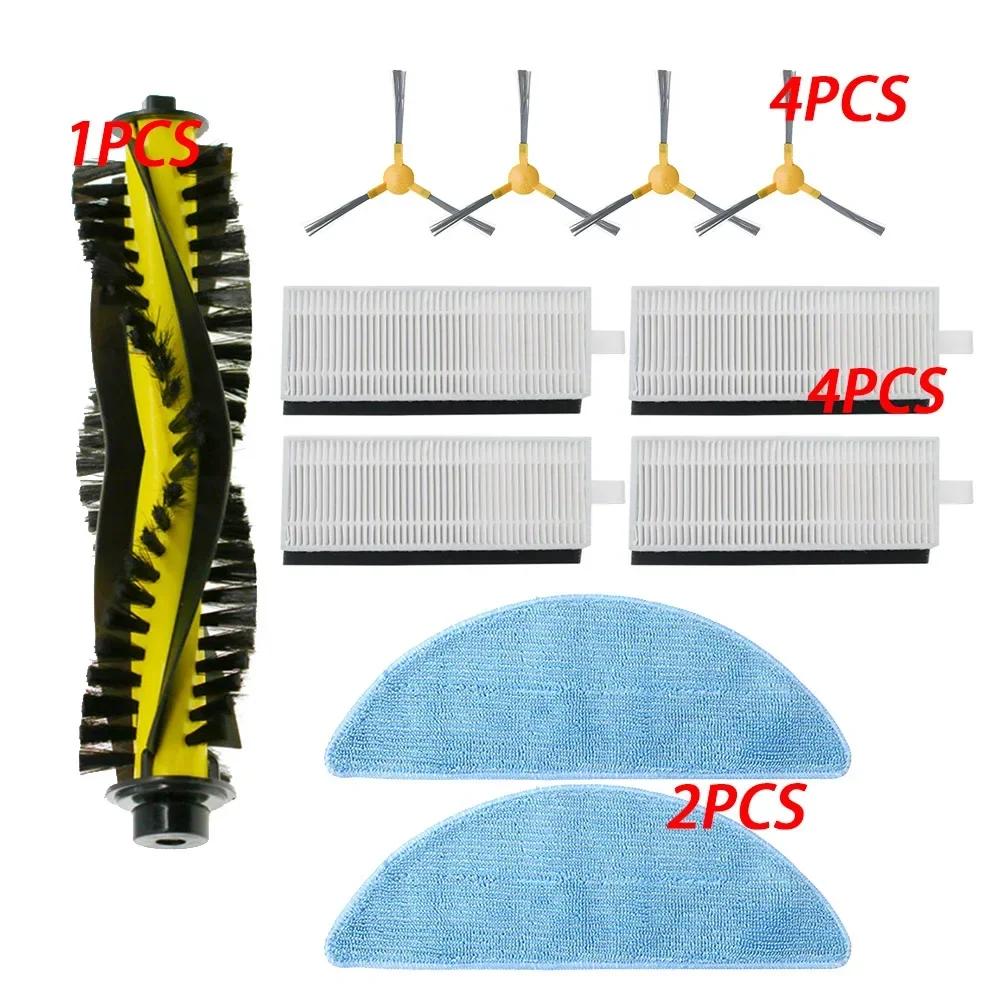 Side Brush + Filter + Mop + Roller Brush for Mamibot Exvac660 880 Robot Vacuum Cleaner Accessory Replacement Kit