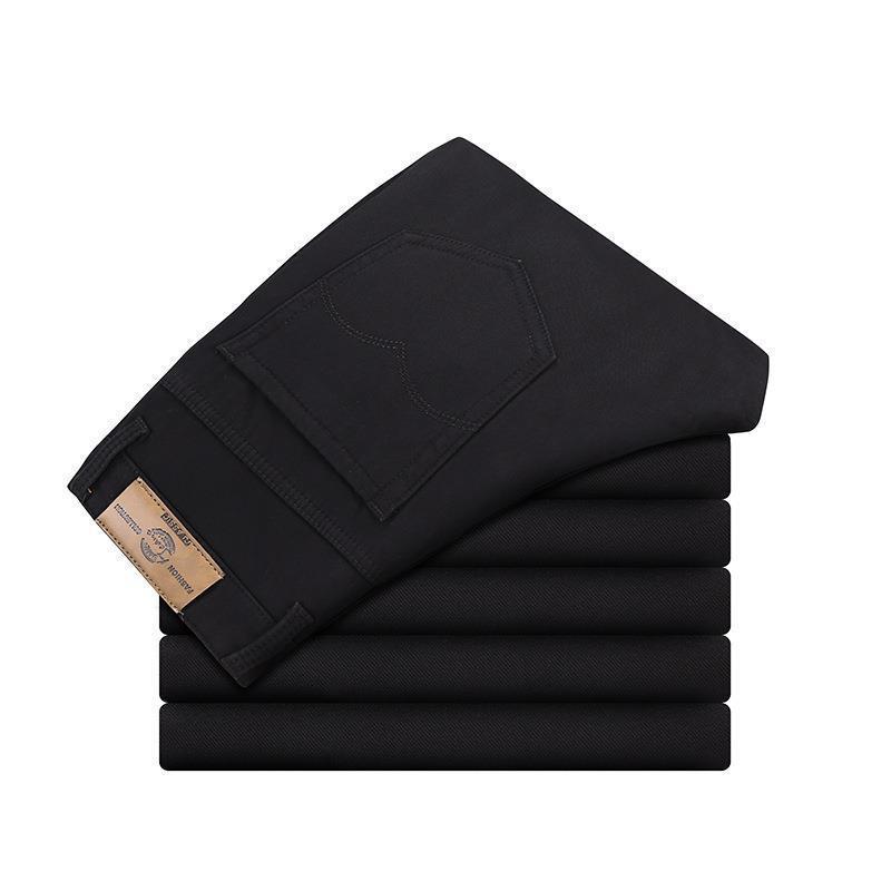 Hongxinjie Pánské bavlněné chino kalhoty velkých velikostí