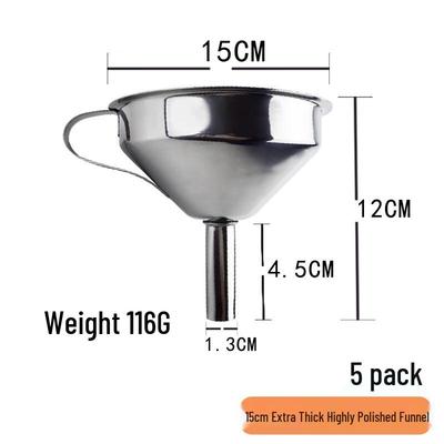 Thickened Stainless Steel Funnel Strainer