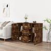 VidaXL Buffet Chêne fumé 91x29,5x65 cm Bois d'ingénierie 823347