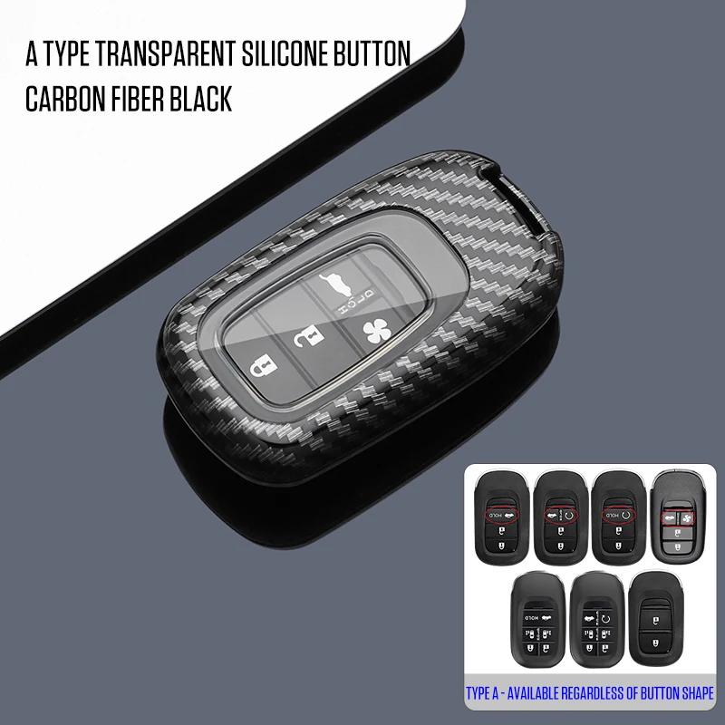 

Interior Mouldings Car Case Cover Protective Case For Honda Civic Accord HR-V CR-V CRV 2021 2022 2023 5Buttons Car Key Bag Acces