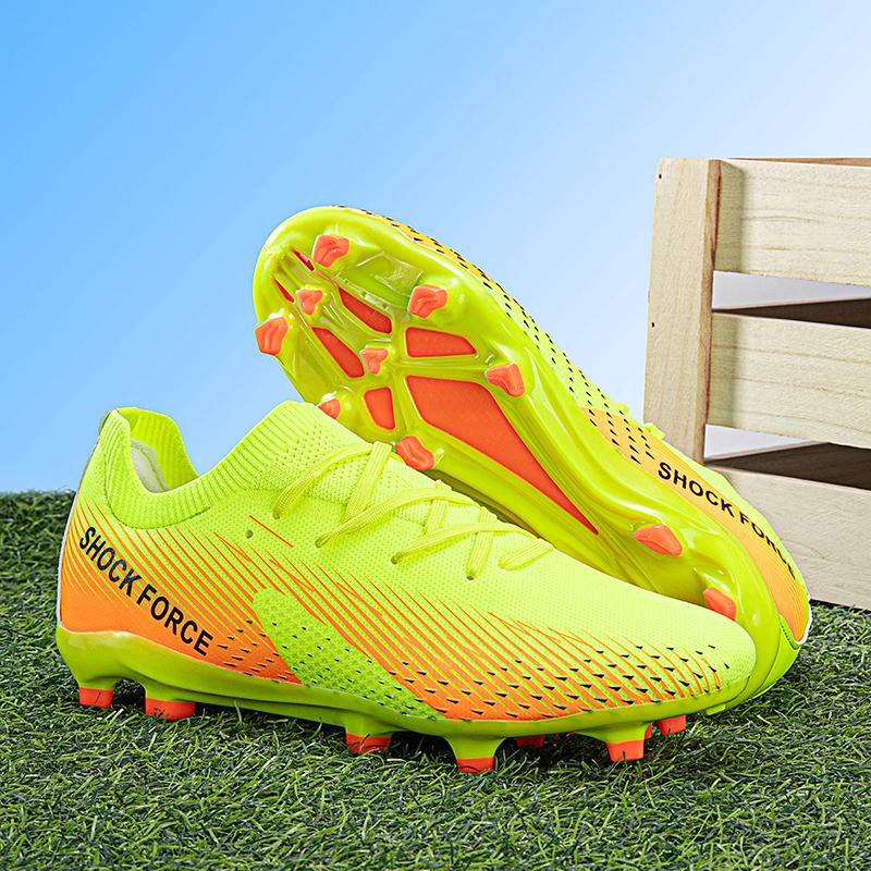 AG Men Football Boots Society Cleats Soccer Shoes Boys Professional Football Field Boots Indoor Fast Non Slip Sneakers Match