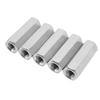 5 Pcs Hex Coupling Nut M12x1.75 L60mm 304 Stainless Steel Hex Coupling Nuts Threaded Rod Connector