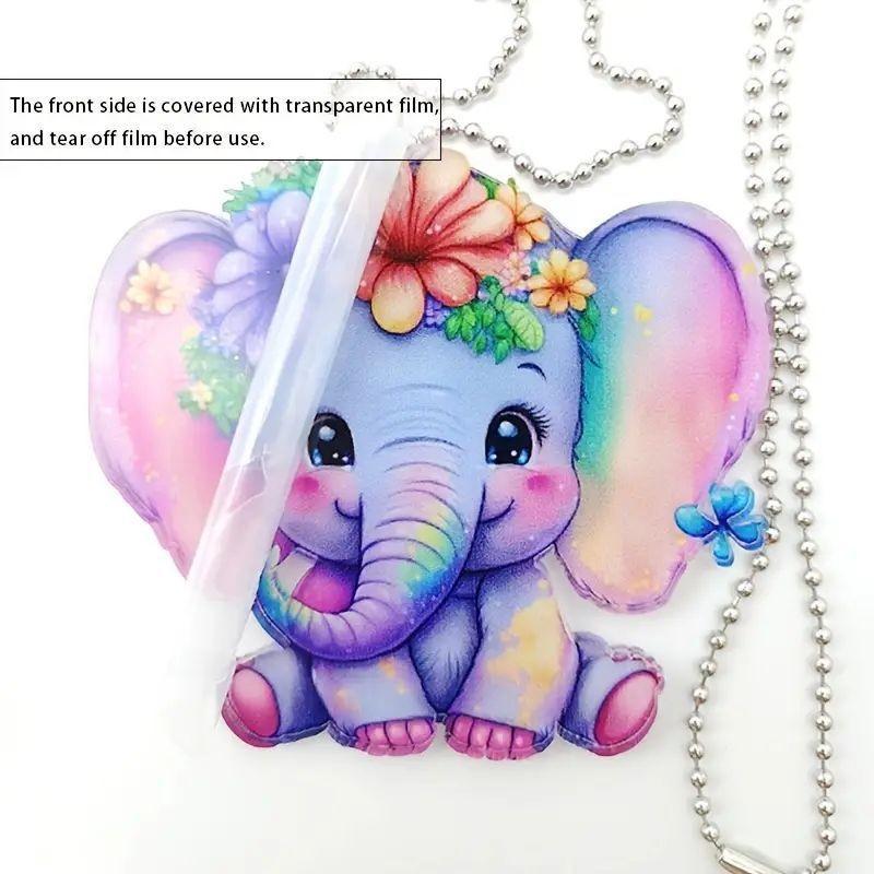 Turtle Acrylic Colorful Car Interior Pendant For Turtle Lovers Cute Cartoon Style