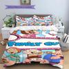 Family Guy Poster Pattern Bedding Home Decoration Birthday Gift ( 1 duvet cover + 2 pillowcase, without core),fan merchandise.
