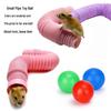 Hamster Maze Tunnel DIY Assembly: Small Pet Cage Villa Accessories with External Bathroom Sauna.