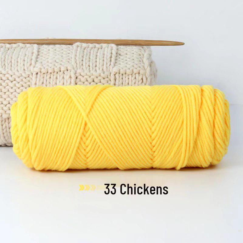 8-Strand Lover's Cotton Wool Yarn for Handmade Knitting: Soft DIY Scarf or Hat Acrylic Yarn