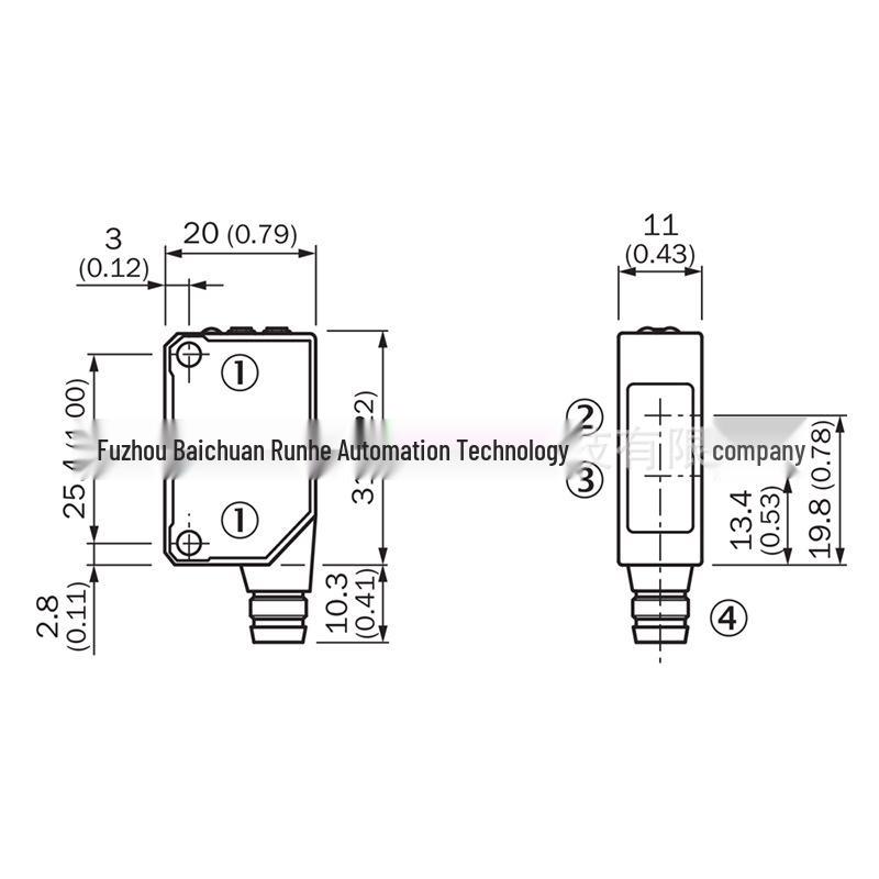WL100L-F1131 Sick Mirror Reflective Photoelectric Sensor Switch (6030708) - Brand New. WL100L-F1131