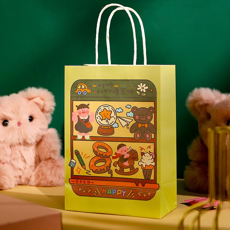 Children s Day Cartoon Gift Tote - Cute Birthday Souvenir for Kindergarten Small