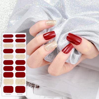 Gel-Maniküre-Aufkleber, gebackene Licht-Phototherapie-Nagelaufkleber, ausgehärtete Maniküre-Aufkleber