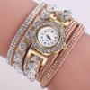 Ladies Watch, Korean Fleece Wrapped Bracelet Watch With Diamonds Wrapped Watch Accessories