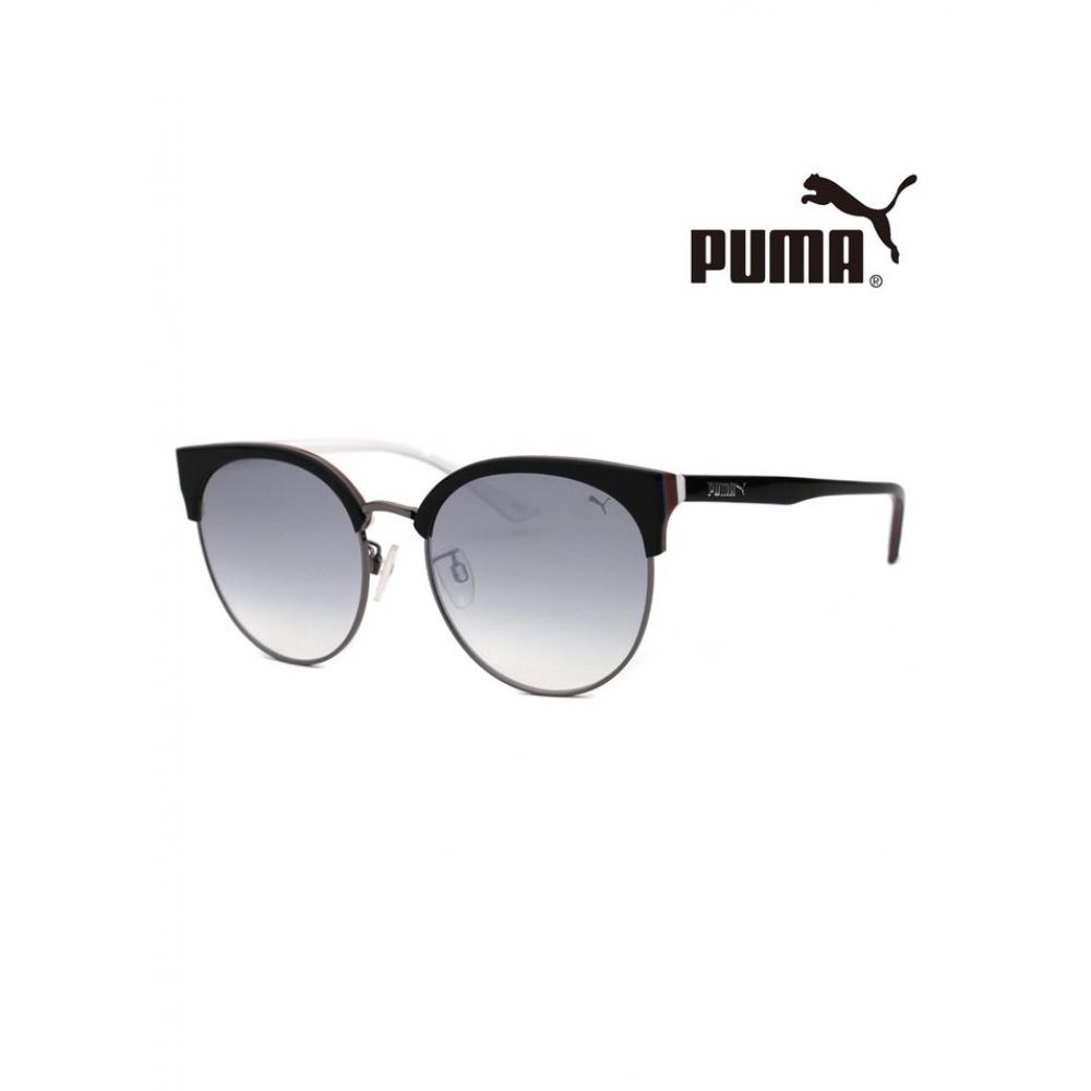 

Puma Pu0159sk 001 Cat Eye Round Mirror Asian Fit Sunglasses PU0159SK001