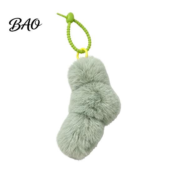 Decorative Knot Charm Plush Twist Bag Charm, Fuzzy Keychain Pendant, Backpacks Keyring Accessories Hanging Decoration for Backpacks, Handbags, Purse,
