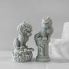 Statue Moulds Silicone Crafting Molds Animal Lion Shape Candle Molds Ornament Moulds Silicone Texture for Hand-Making